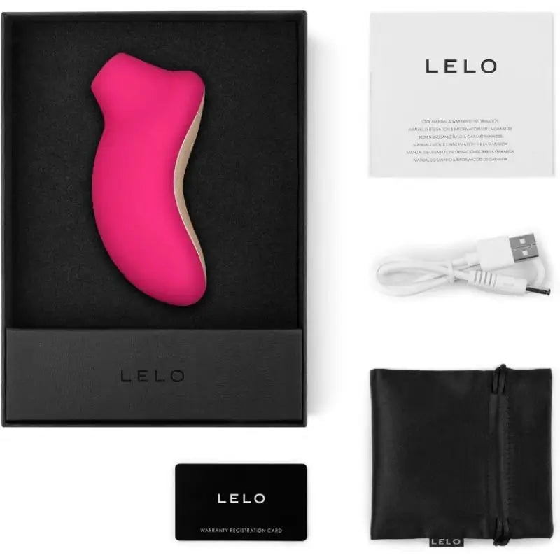 Lelo Sona Stimulator Clitoris Stimulator Cherry Colour