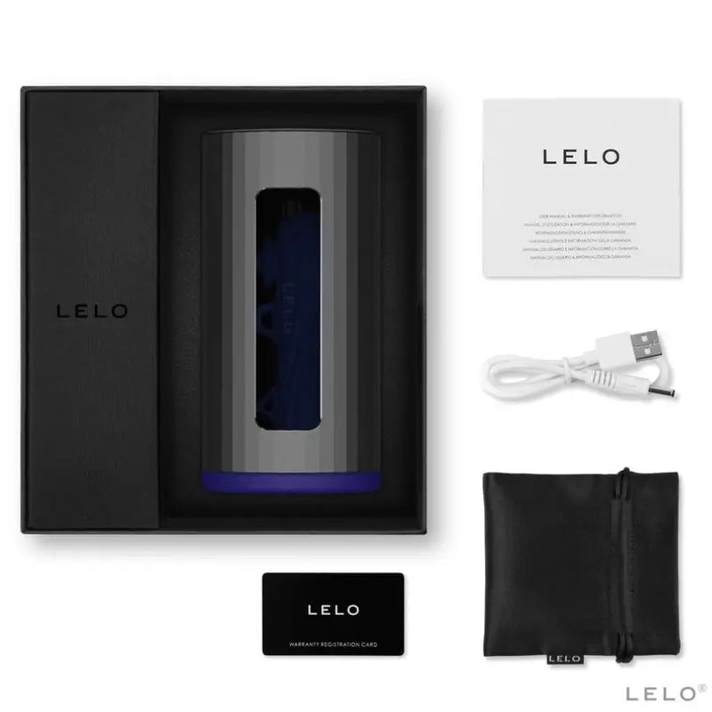 Lelo F1S V2 Masturbator With Sdk Technology Blue & Metal