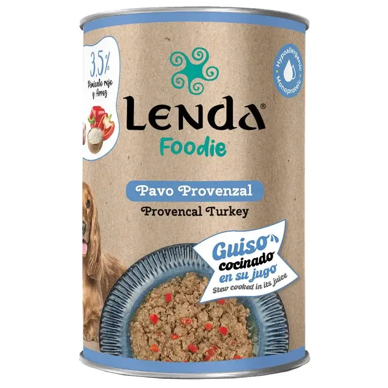 Lenda Foodie Dog Turkey Provençal, 12x400 g