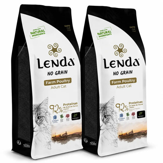 Lenda Cat Poultry Grain Free, 2 X 2 kg