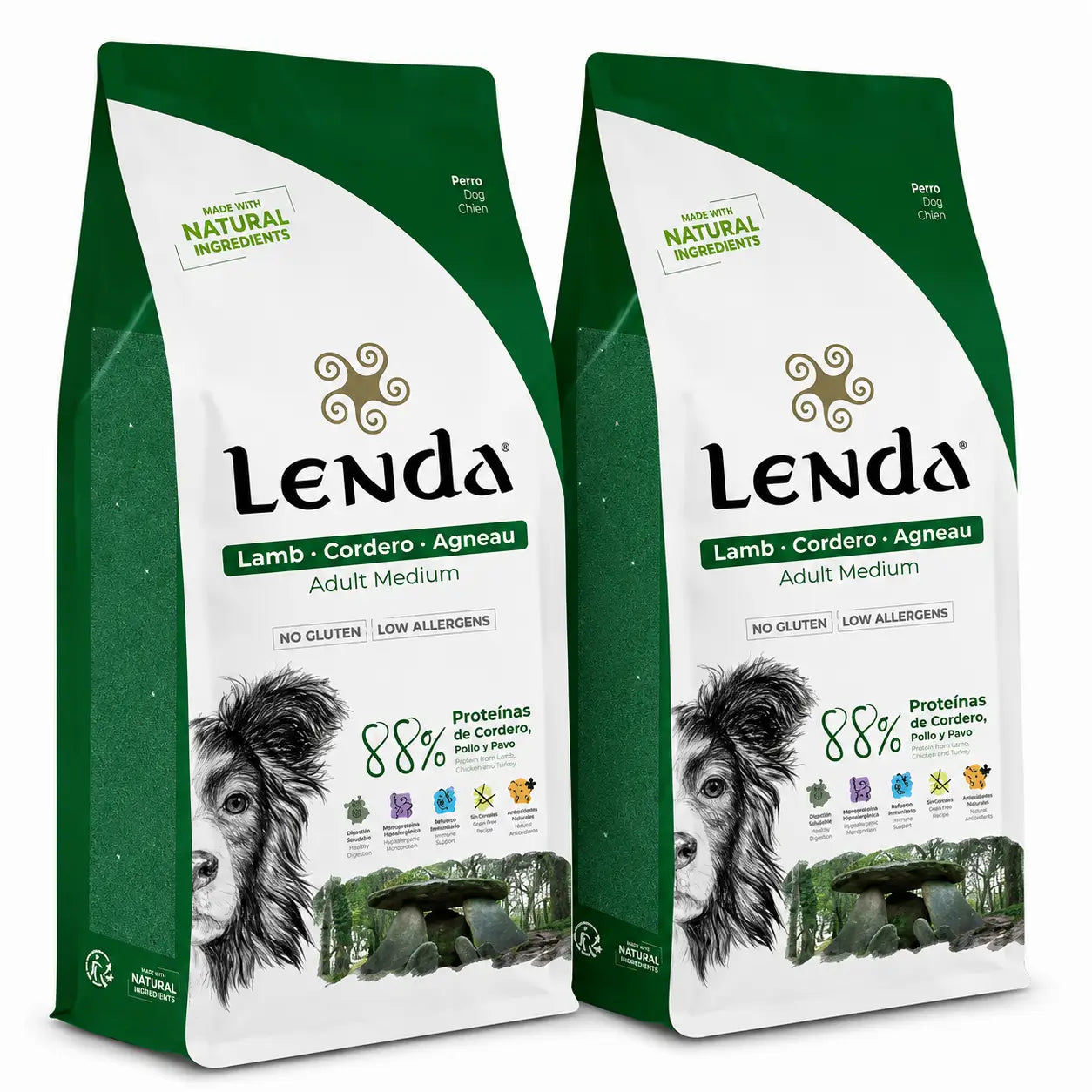 Lenda Dog Adult Lamb, 2 X 12 kg
