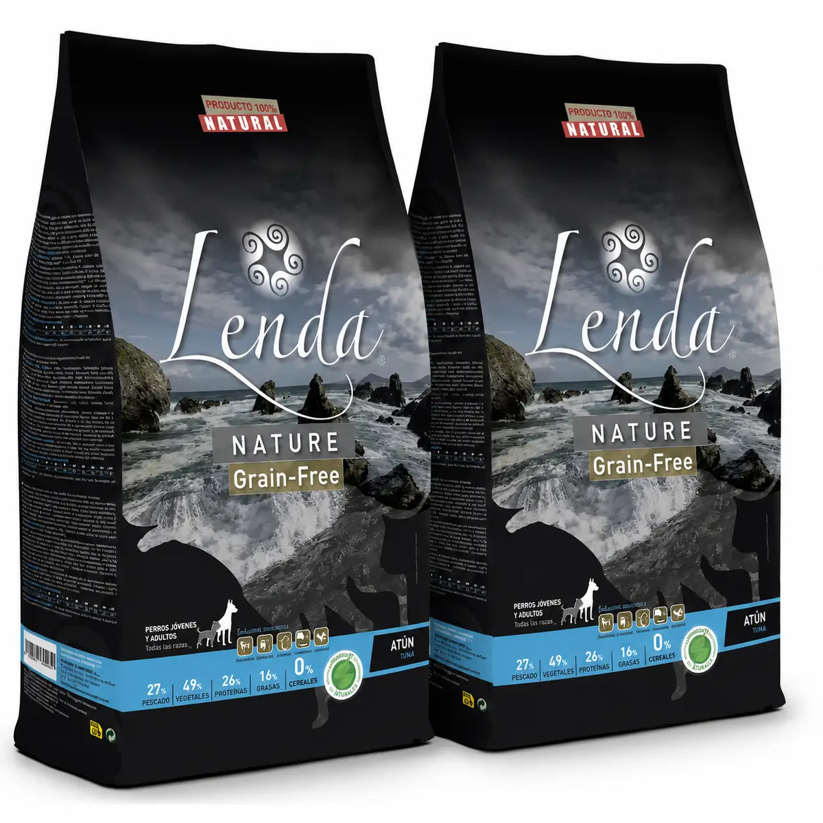 Lenda Dog Nature Grain Free Tuna, 2 X 12 kg