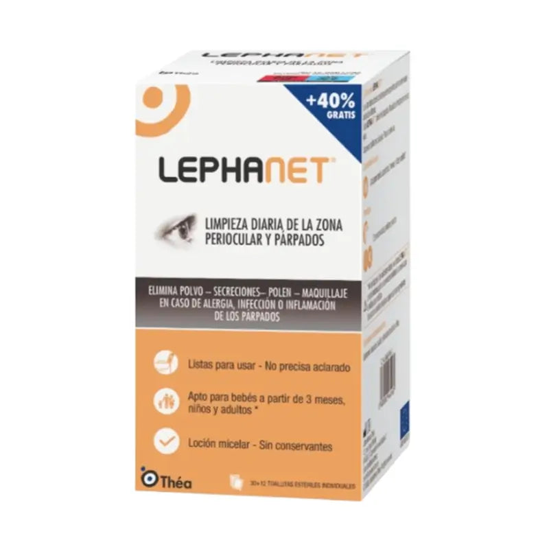 Lephanet Cleansing Wipes 30 pcs + 12 free of charge