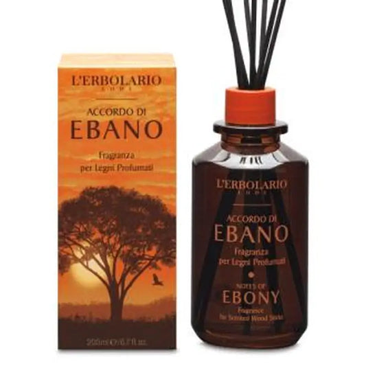 L'Erbolario Accordo Ebano Fragrance Mikados 200Ml.