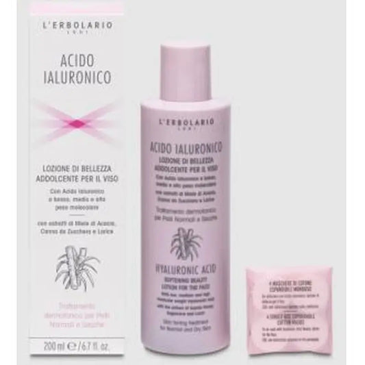 L'Erbolario Hyaluronic Acid Soothing Lotion 200Ml.