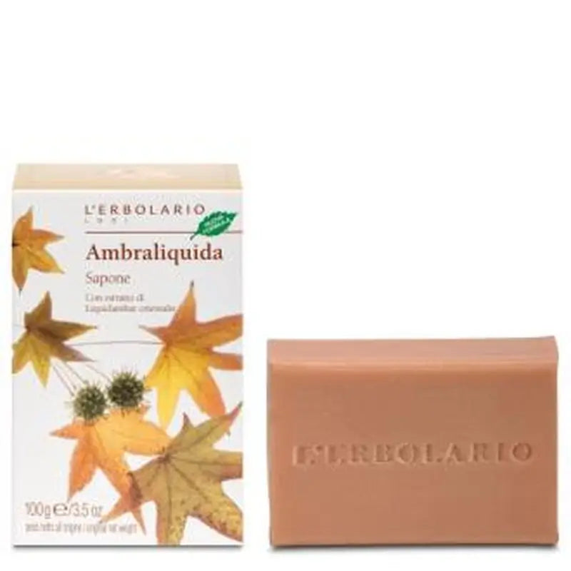 L'Erbolario Ambraliquida Perfumed Soap Bar 100Gr.