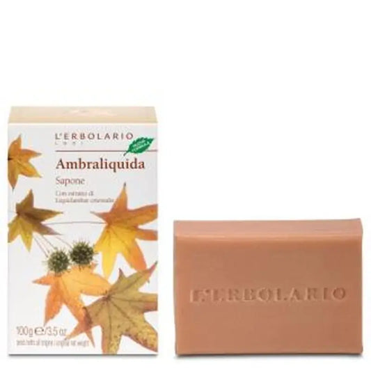 L'Erbolario Ambraliquida Perfumed Soap Bar 100Gr.