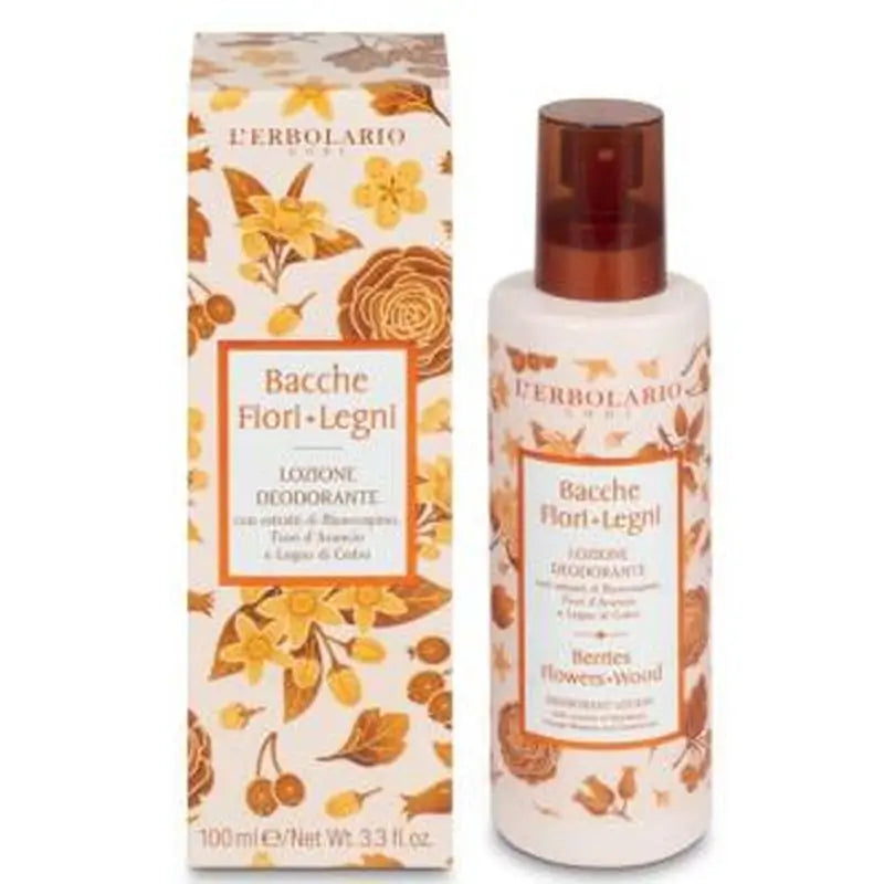 L'Erbolario Berries Flowers Deodorant Lotion 100Ml.