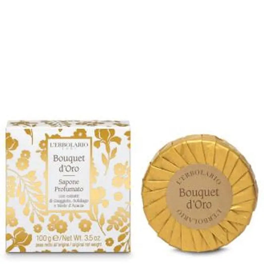 L'Erbolario Bouquet De Oro Perfumed Soap Bar 100Gr.