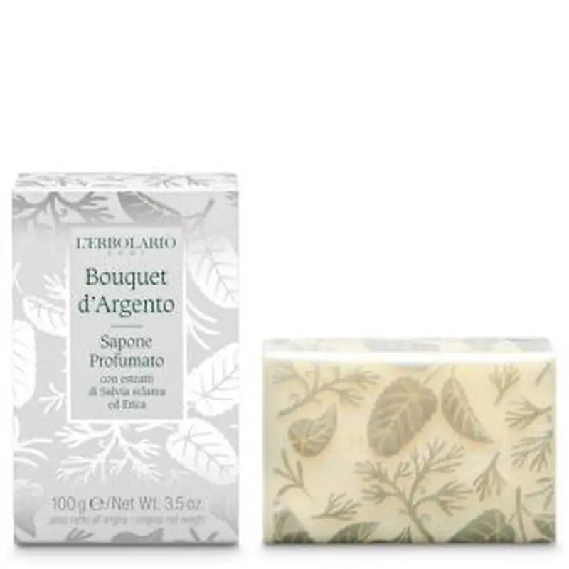 L'Erbolario Silver Bouquet Scented Soap Bar 100Gr.