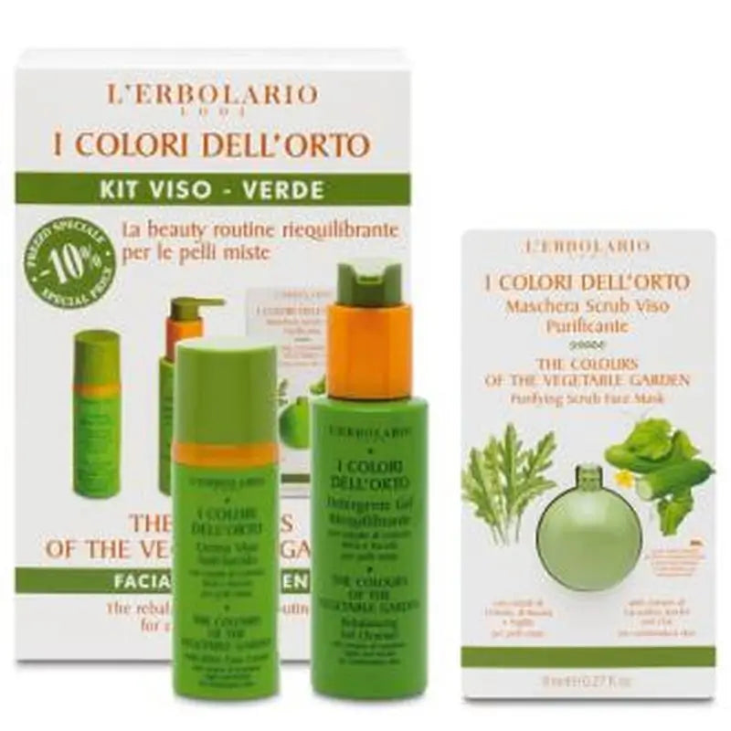 L'Erbolario Orchard Colours Face Kit Face Washing Cream Chewing Cream