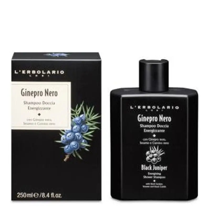 L'Erbolario Black Juniper Shower Shampoo 250Ml.