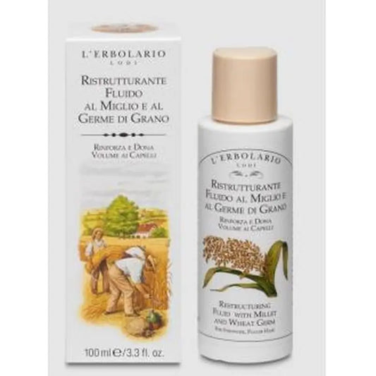 L'Erbolario Soya Millet Restructuring Hair Fluid 100ml.