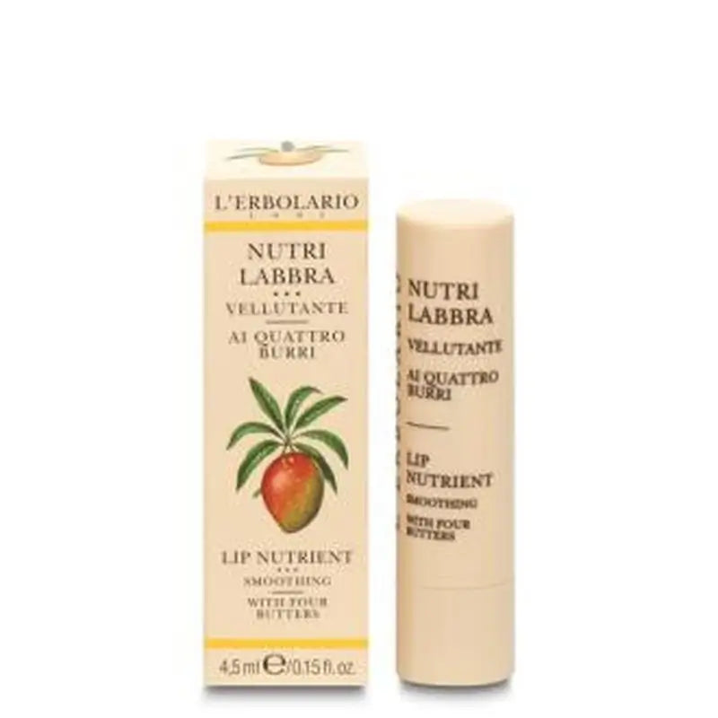 L'Erbolario Nourishing Lips Four Butters 4,5Ml.