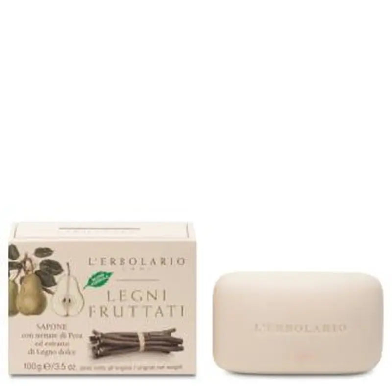 L'Erbolario Woody Fruity Soap Bar 100Gr.