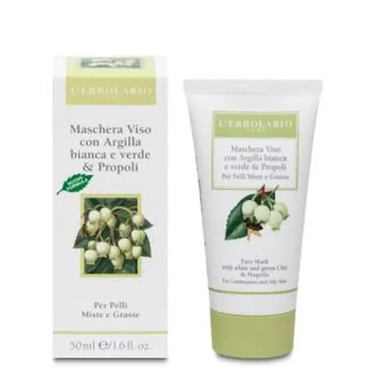 L'Erbolario Clay & Propolis Face Mask 50Ml.