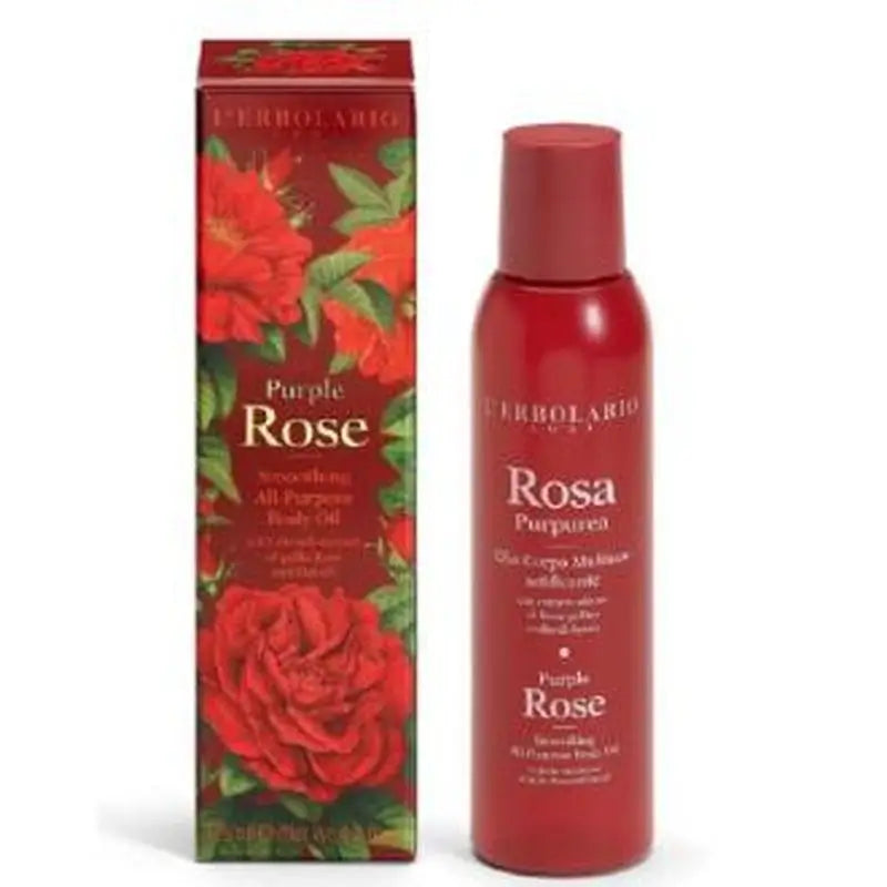 L'Erbolario Rosa Purpurea Multi-Purpose Body Oil 125Ml.