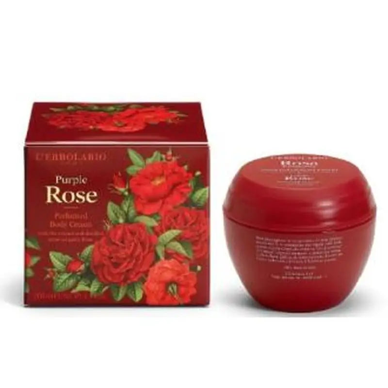 L'Erbolario Rosa Purpurea Perfumed Body Cream 200Ml.