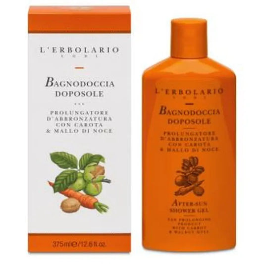 L'Erbolario Solar After Sun Prolongs Tanning Bath Gel 375Ml.