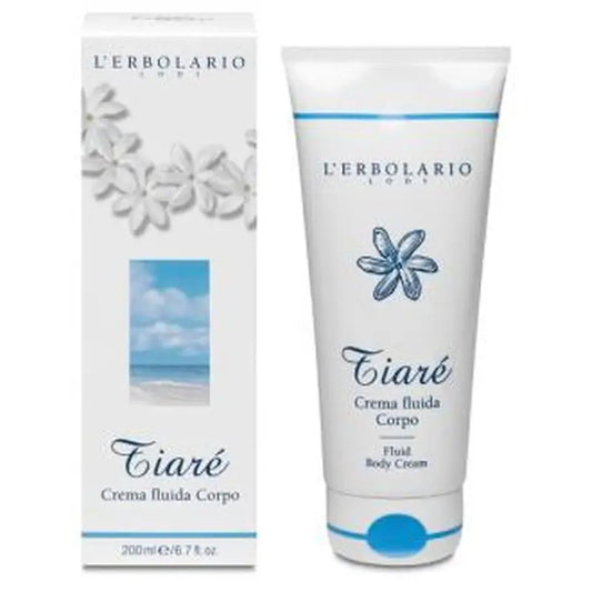 L'Erbolario Tiare Fluid Body Cream 200Ml.