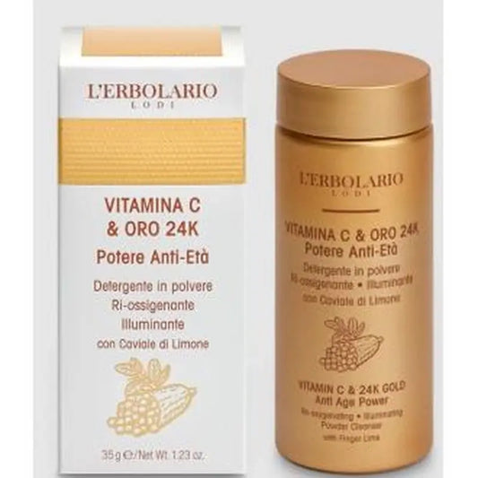 L'Erbolario Vitamin C Gold Cleansing Powder 35Gr.