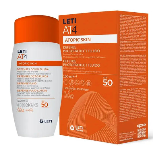 Leti At4 Defense Fluid Lotion, 100 ml