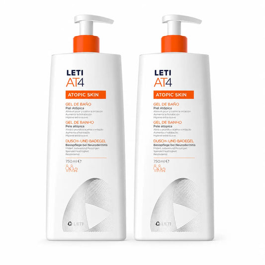 Leti AT4 Dermo-Oily Bath Gel 750 ml pack 2