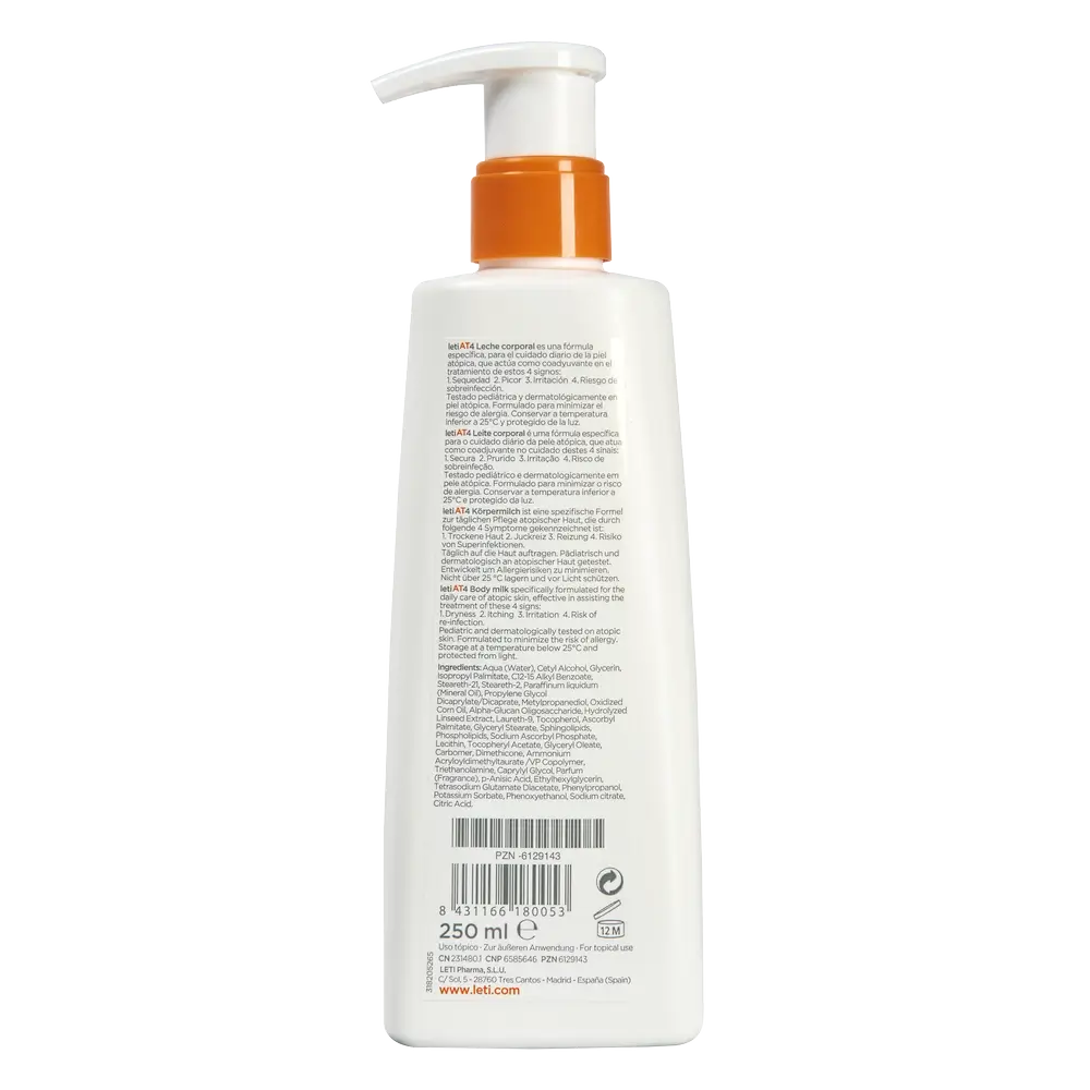 Letiat4 Body Milk, 250 ml