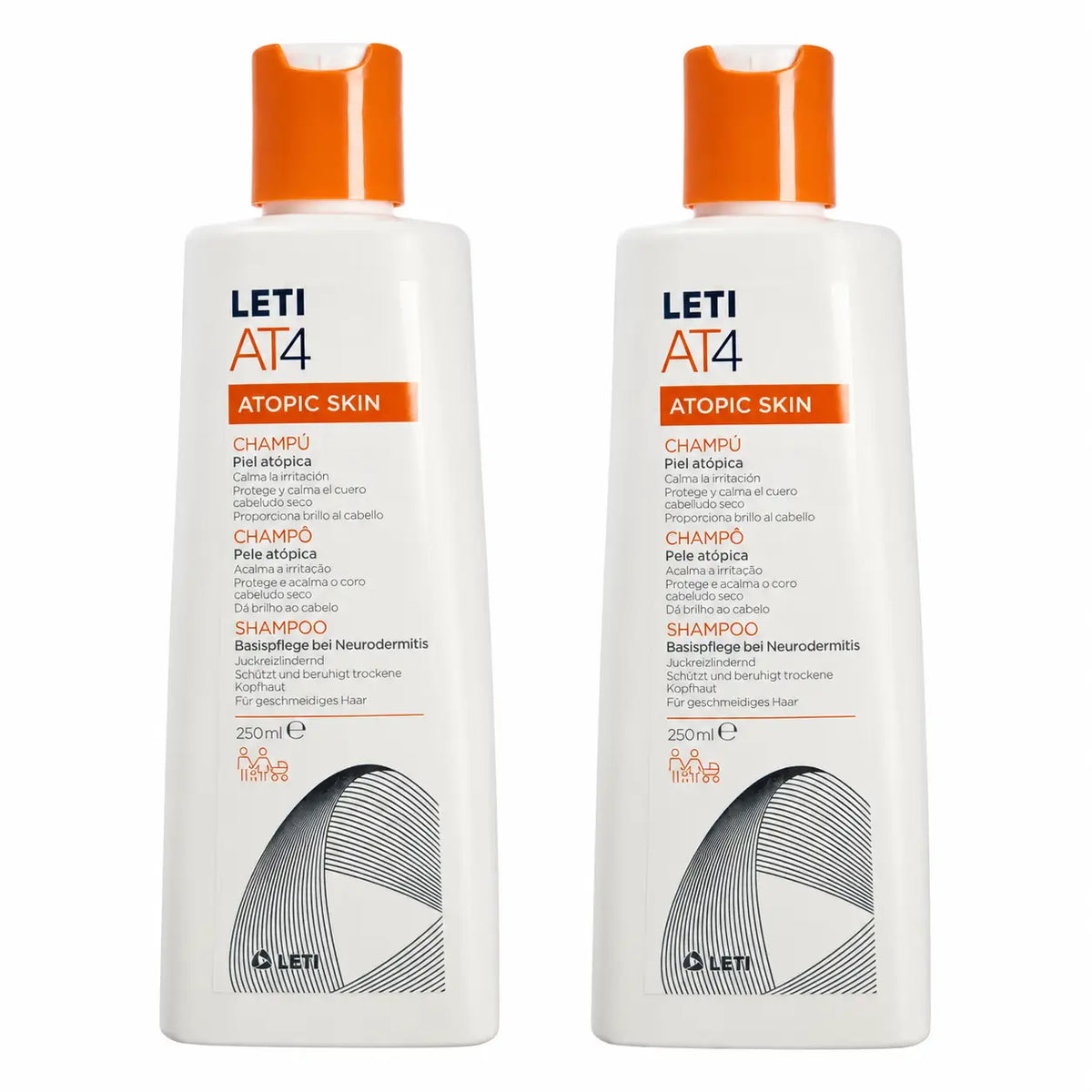 Letiat4 Shampoo, 250 ml pack 2