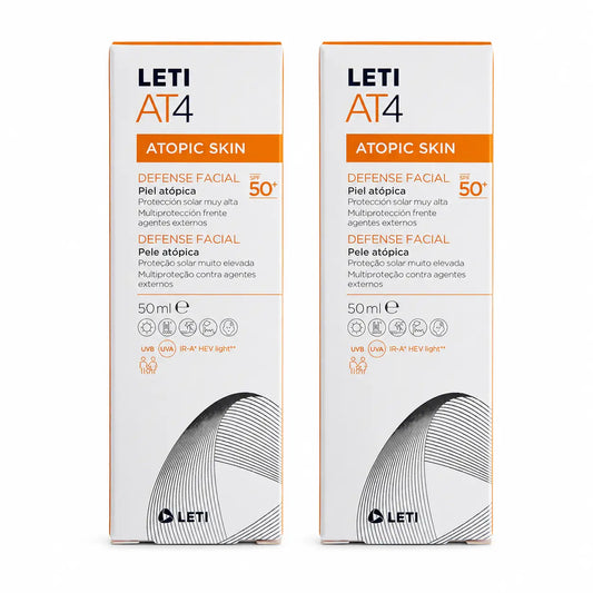 Letiat4 Defence Facial Spf50+, 50 ml pack 2