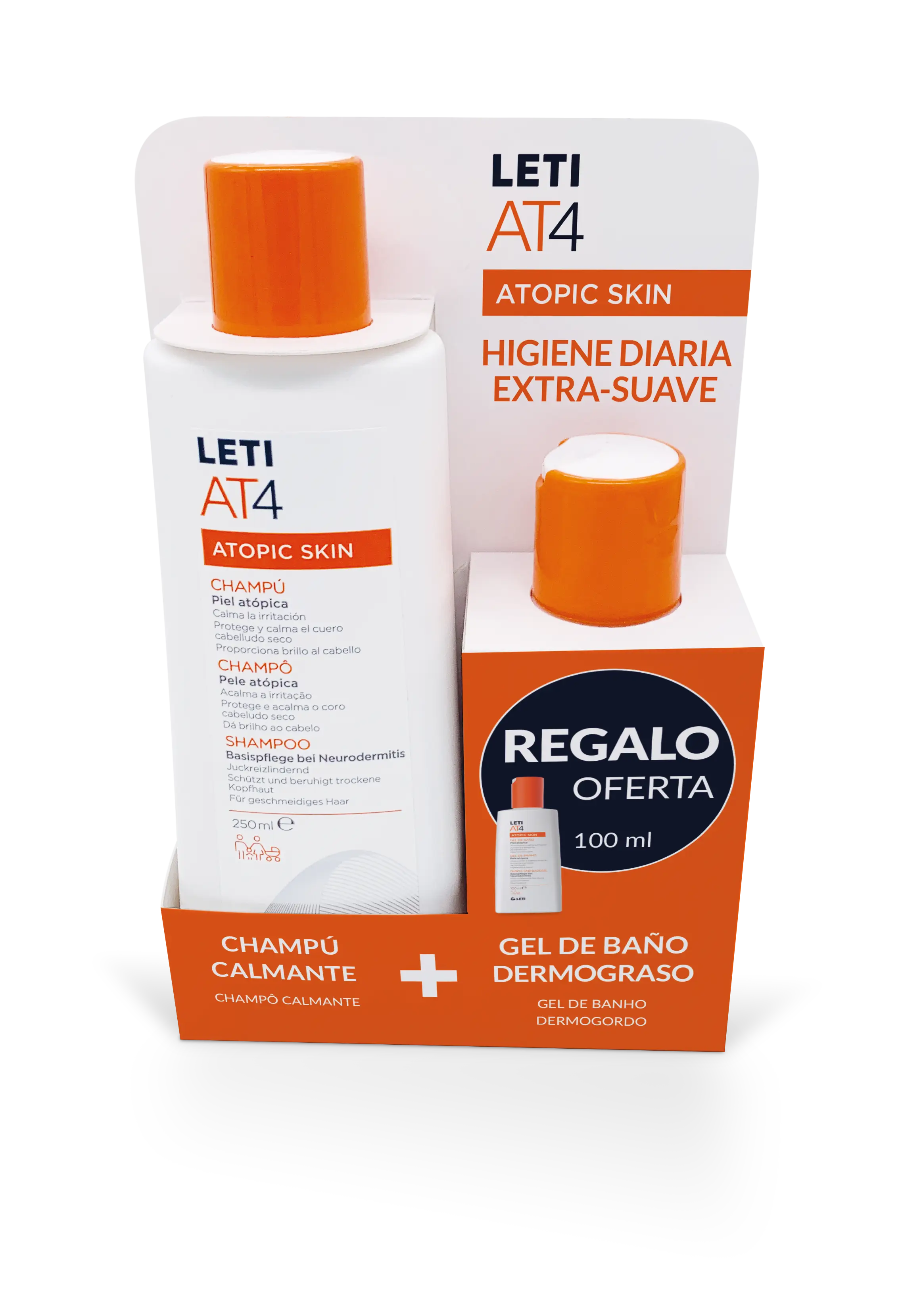 Letiat4 Hygiene Shampoo 250 ml + Midi Gel 100 ml