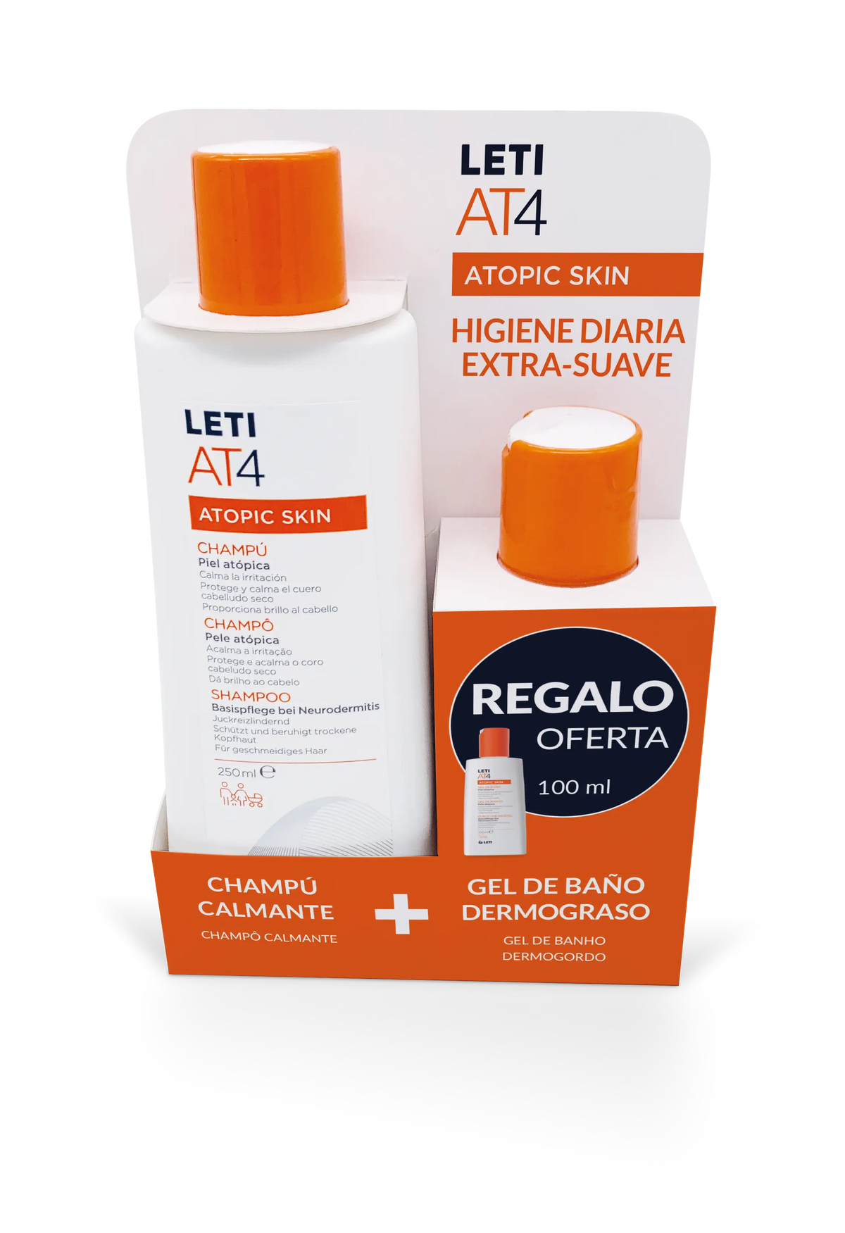 Letiat4 Hygiene Shampoo 250 ml + Midi Gel 100 ml