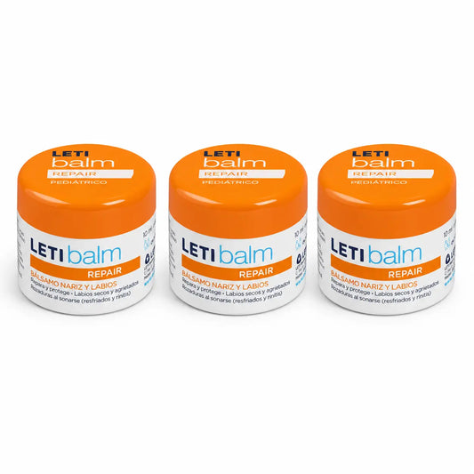 Letibalm Pediatric, Nose & Lip Repair Balm, 10 ml pack 3