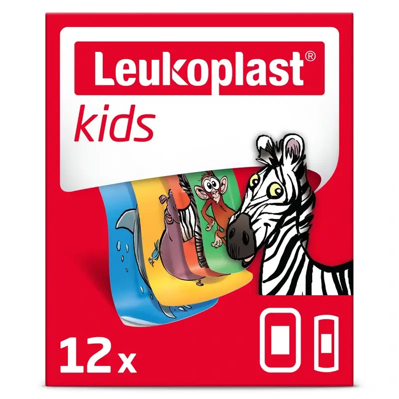 Leukoplast Kids Zoo, 12 pcs. Assortment