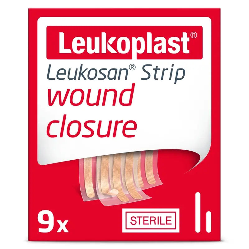 Leukoplast Leukosan Strip, 6 Mm X 38 Mm / 6 Mm X 75 Mm, 2 Units
