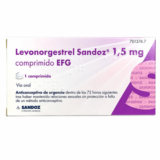 Levonorgestrel Sandoz 1.5 mg 1 Tablet