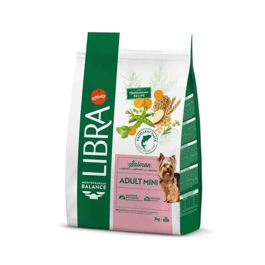 Libra Canine Adult Mini Salmon 3kg, dog food for dogs