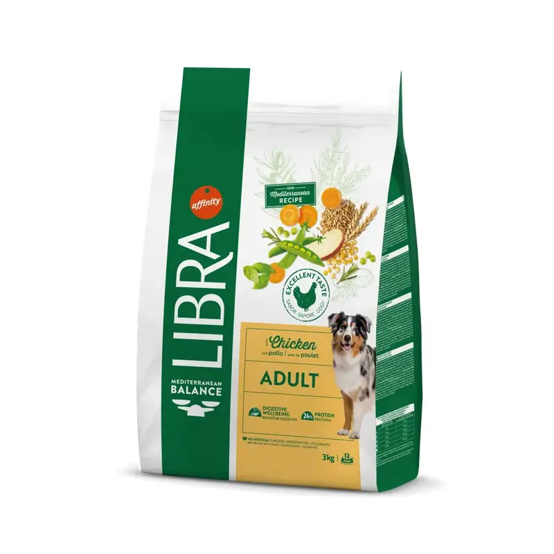 Libra Canine Adult Chicken 3kg, dog food for dogs
