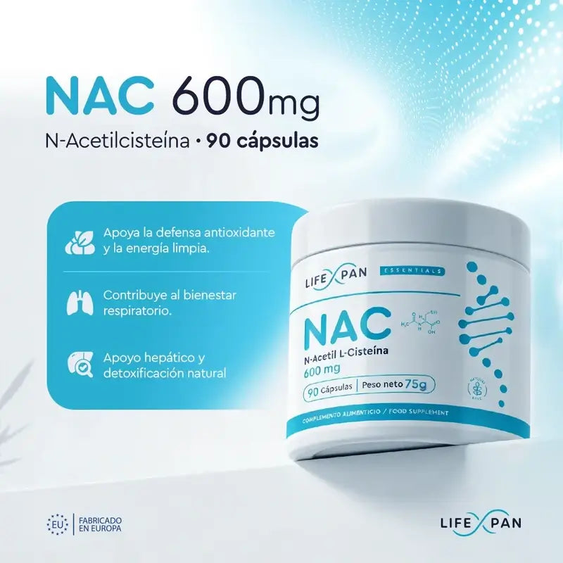 Lifexpan Nac 600 Mg N-Acetylcysteine , 90 capsules