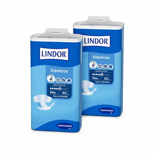 Lindor Elastic Diaper Day Size G 80 Units