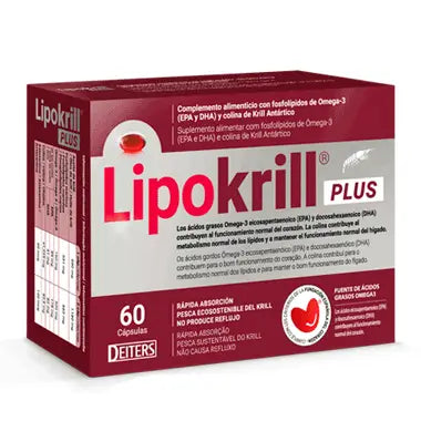Lipokrill Plus Food Supplement 60 capsules