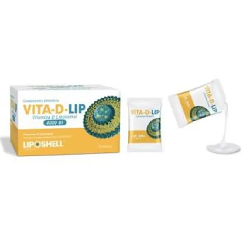 Liposhell Vita-D-Lip Liposomal Vitamin D Liposomal 4000Ui 30Sbrs.