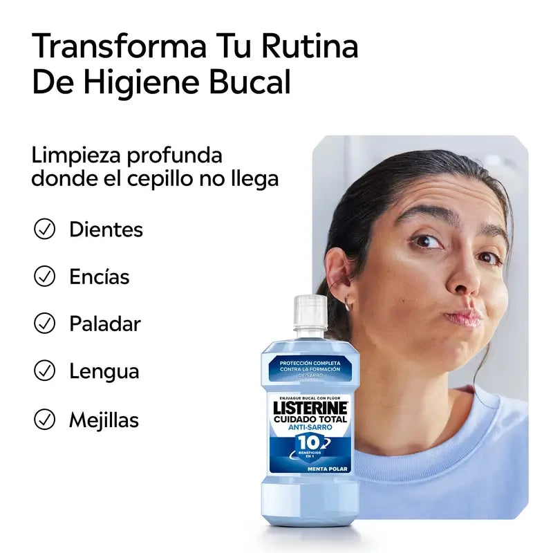 Listerine Duplo - Advanced Anti Tartar Mouthwash, 2 x 500 Ml