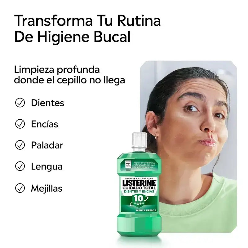 Listerine Duplo - Teeth & Gums Mouthwash, 2 x 500 Ml