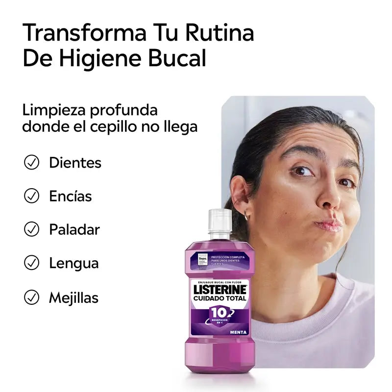 Listerine Total Care Mouthwash Mint Flavour, 250 Ml
