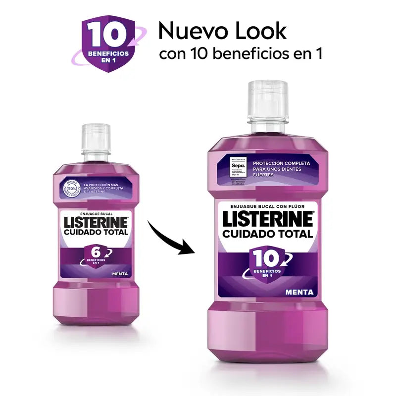 Listerine Total Care Mouthwash Mint Flavour, 250 Ml