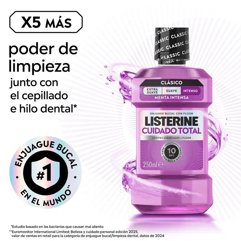 Listerine Total Care Mouthwash Mint Flavour, 250 Ml