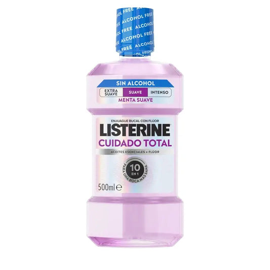 Listerine Total Care Mild Flavour Alcohol-Free Mouthwash, 500 Ml