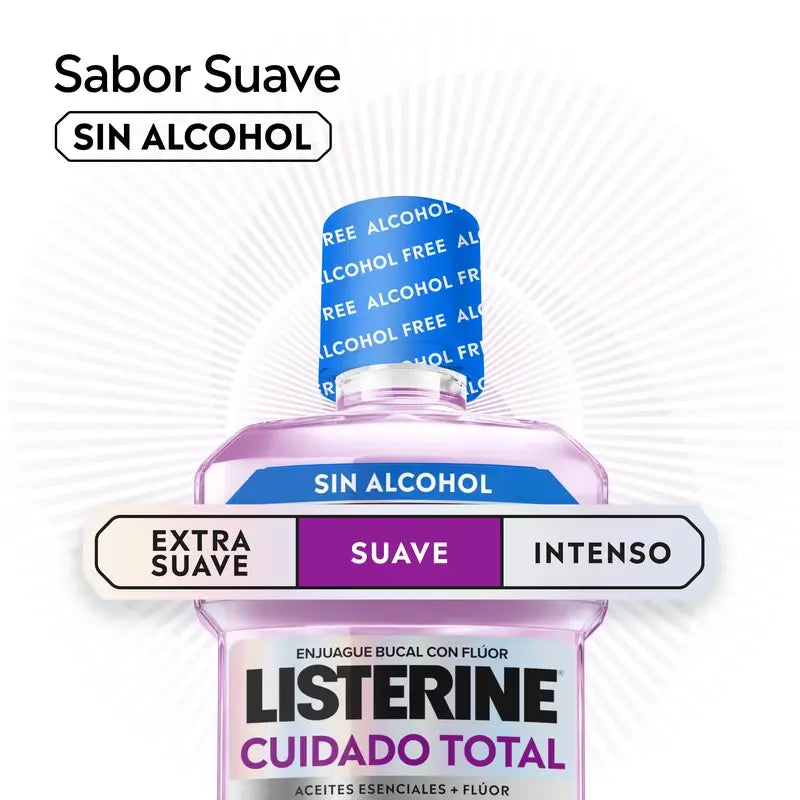 Listerine Total Care Mild Flavour Alcohol-Free Mouthwash, 500 Ml
