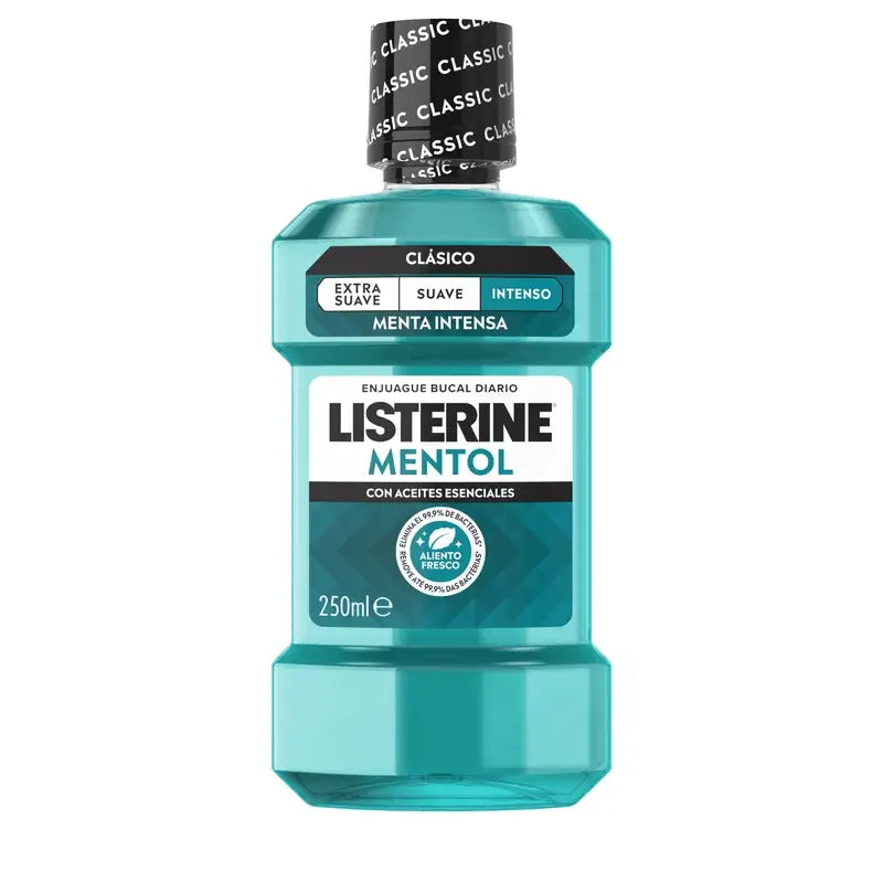 LISTERINE Menthol Mouthwash, 250 ml